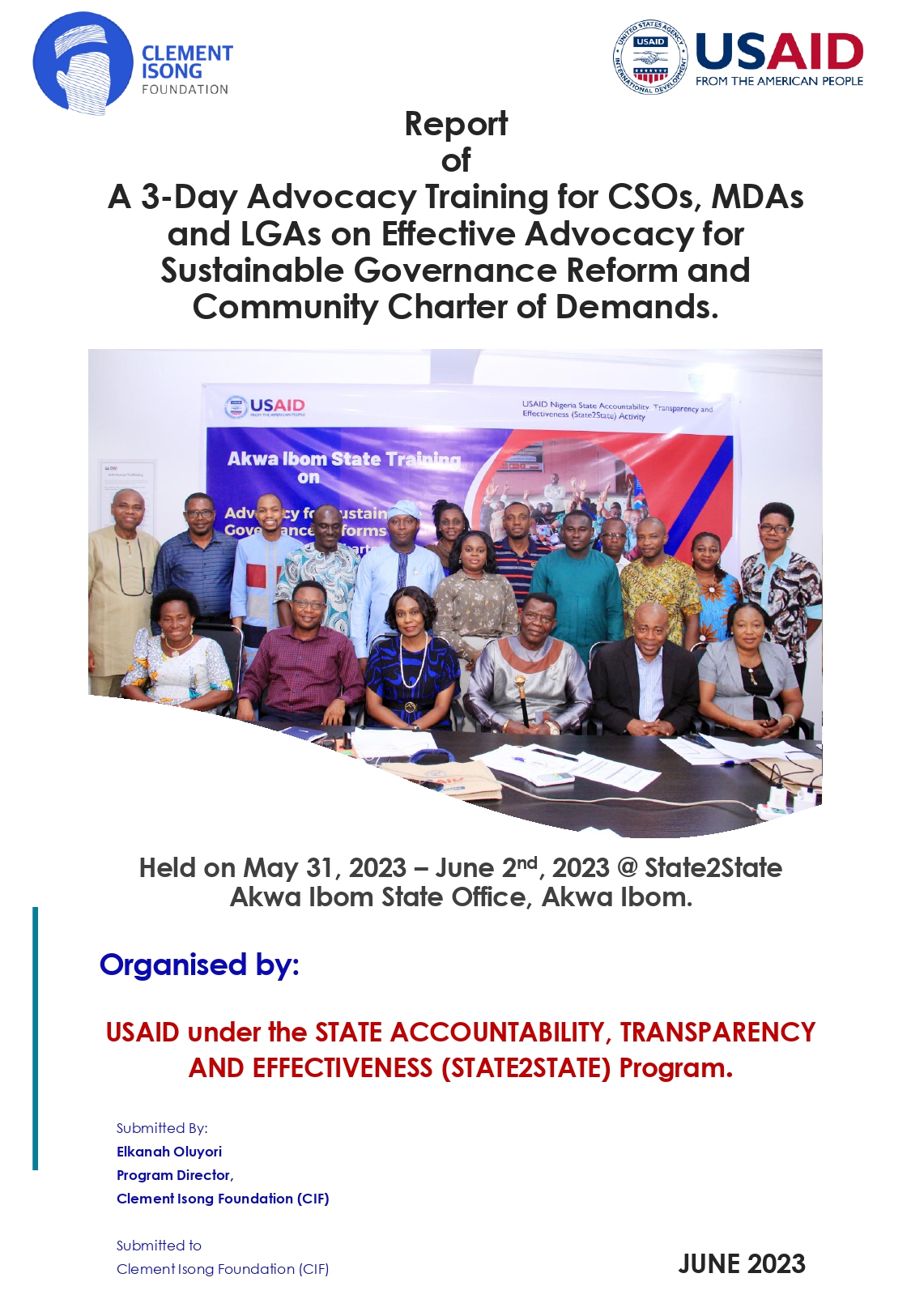 Advocacy Training Report 