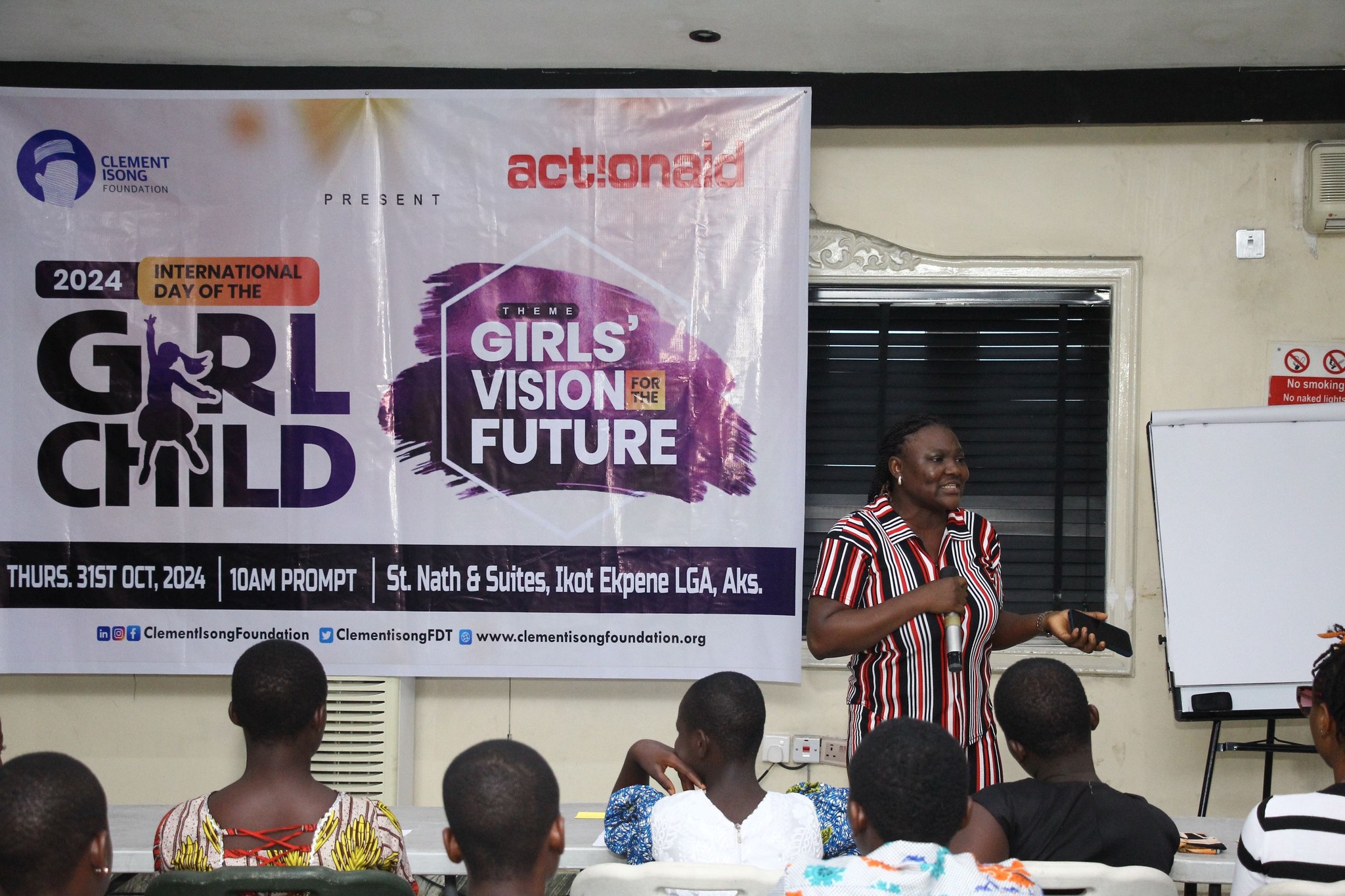 Clement Isong Foundation commemorated the International Day of the Girl in Ikot Ekpene under the theme “Girls’ Vision for the Future”.